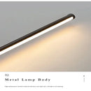 Axyaa Minimalist Long Line Wall Lamp for Modern Luxury Living Room & Hotel