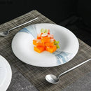 Axyaa Circular Ceramic Plate Set for Molecular Cuisine and Restaurant Tableware