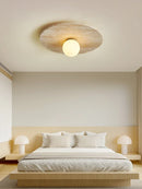 Axyaa Stone Wall Lamp - Japanese Style Home Decor and Lighting