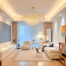 Axyaa Crystal Branch Chandeliers for Living Dining Bedroom - Luxury Ceiling Pendant Lighting