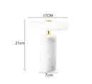 Axyaa Marble Desk Lamp Touch Switch LED Living Room Bedroom Study Café
