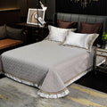 Axyaa Cotton Quilted Bed Cover Set - Single & Double Bed Cover - Thick & Pure Cotton