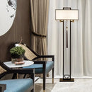 Axyaa Chinoiserie Desk Floor Lamp - Elegant & Cozy Lighting for Living Room Bedroom