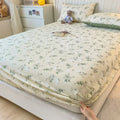 Axyaa Cotton Fitted Sheet | Breathable & Soft | Non-Slip | Customizable | 16 Sizes