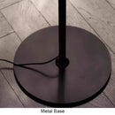 Axyaa LED Glass Shade Floor Lamp - Modern Minimalist Living Room and Bedroom Lighting
