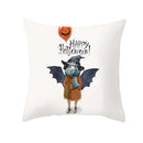 Axyaa Horror Pattern Polyester Pillowcase for Home Festival Decor