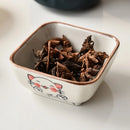 Axyaa Small Butterfly Ceramic Dip Dish for Soy Sauce and Snacks