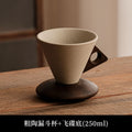 Axyaa Coarse Ceramic Latte Coffee Cup for Home Decor Ornament