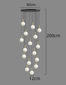 Axyaa LED Ceiling Lamp Chandelier for Modern Bedroom and Dining Room