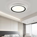 Axyaa LED Ring Ceiling Light: Modern Indoor Bedroom Dining Room Lighting Luster