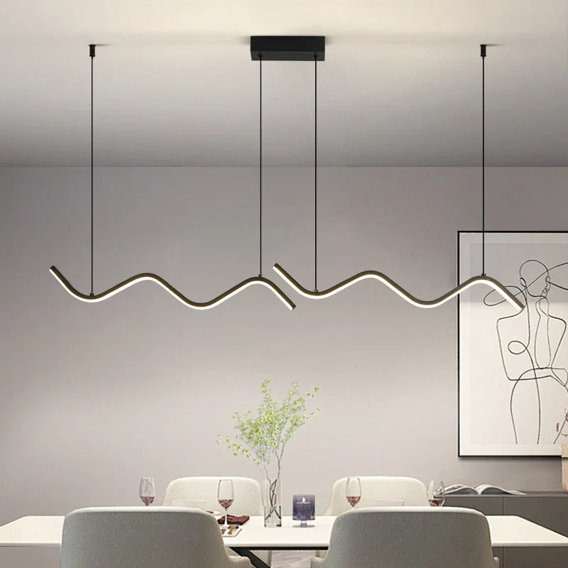 Axyaa LED Nordic Ceiling Chandelier for Kitchen Dining Room Lighting