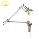 Axyaa Swing Arm LED Wall Lamp Bauhaus Design for Bedroom Study Cafe