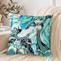 Axyaa 40*40 Hatsune Miku Pillow Cover Set for Stylish Bed Decor