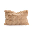 Axyaa Faux Rabbit Fur Pillow Cover for Sofa, Bed, or Chair - Soft, Fluffy, Decorative