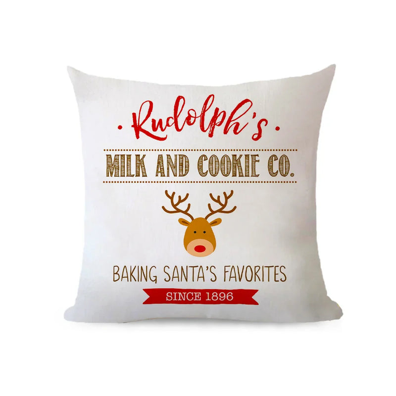 Axyaa Christmas Cushion Covers 45x45 - Modern Home Decor Pillowcases for Sofa, Couch, Bed