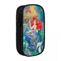 Axyaa Little Mermaid Pencil Case - Big Capacity Pen Holder Bag for School Supplies