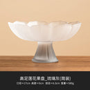 Axyaa Lotus Fruit Plate: Pink Nut Refreshment Plate for Living Room Coffee Table