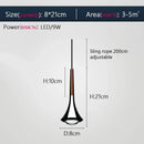 Axyaa Long Horn Pendant Light - Stylish Bedside & Wall Lighting Solution