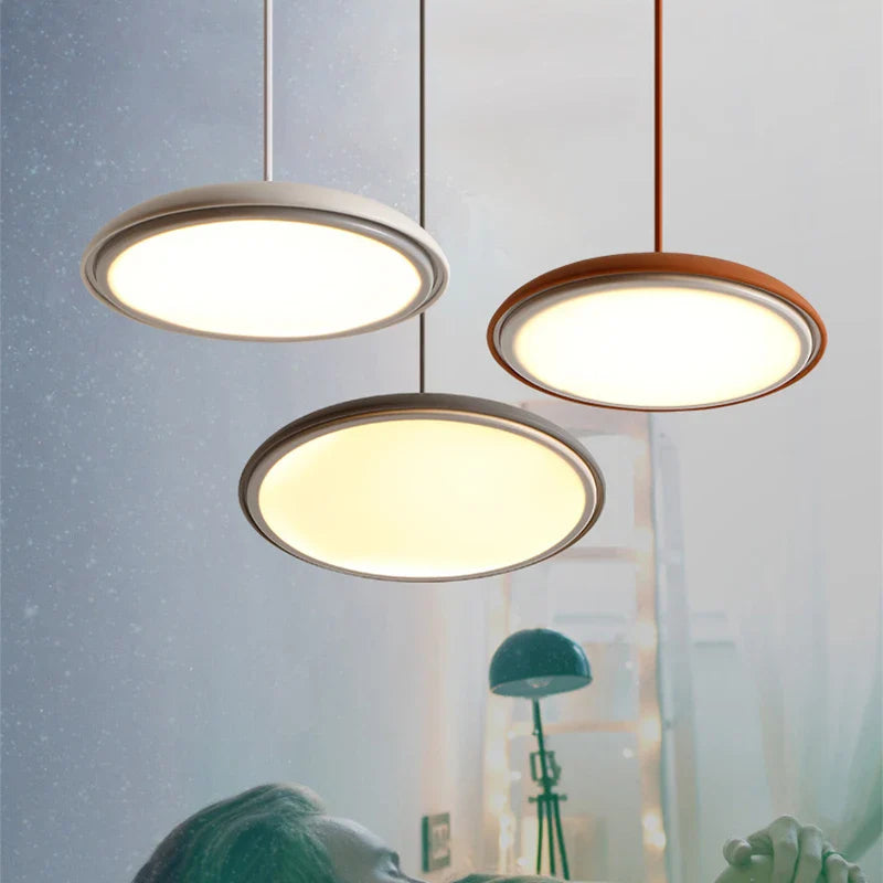 Axya Macaron LED Pendant Chandelier: Modern Home Decor Lighting for Restaurant, Kitchen, Shop & Hotel