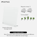 Axyaa Desktop Magnetic Board with Stand and Clamp - Metal Display for Magnets