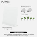 Axyaa Desktop Magnetic Memo Board with Stand and Magnetic Clip