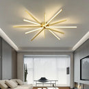 Axyaa Copper Gold LED Ceiling Lamp for Living Room Bedroom Study Lighting
