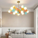 Axyaa Magic Beans Chandelier: Nordic Color Kids' Room Pendant Light
