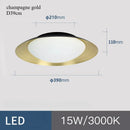 Axyaa Round LED Ceiling Light - Nordic Modern Minimalist Home Decor