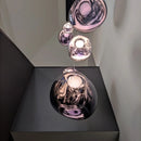 Nordic Loft Lava Pendant Light by Axyaa: Modern Glass PVC LED Ceiling Hanging Lamp