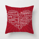 Axyaa Love Heart Cushion Cover for Living Room Sofa Valentine's Day Home Decor