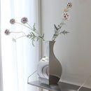Axyaa Silver Stainless Steel Mirror Vase Home Decor Flower Arrangement Metal Handicrafts