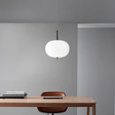 White Glass Pendant Lamp for Modern Living Room by Axyaa