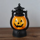 Axyaa Hanging Pumpkin Lantern Light LED Handheld Lamp for Halloween Home Decor