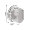 Axyaa USB Cable Clips: Transparent Self-adhesive Cable Organizer for Home and Desktop