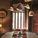 Axyaa Nordic Wabi Sabi Led Chandelier for Home Decoration and Retro Lighting