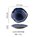 Axyaa Ceramic Irregular Flat Plate Dinnerware - Wholesale Kitchen Dish