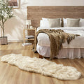 Axyaa Plush Faux Fur Sheepskin Carpet Fluffy Rug for Living Room & Bedroom