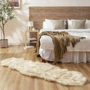 Axyaa Plush Faux Fur Sheepskin Carpet Fluffy Rug for Living Room & Bedroom