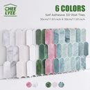 Axyaa 3D Peel and Stick Wall Tiles, 11.81X11.81In, Splashback Stickers for Kitchen, Bathroom