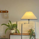 Axyaa Swing Arm Fabric Floor Lamp LED Nordic Minimalist for Home Interior