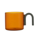 Axyaa Glass Breakfast Mug in Colorful Heat-resistant Design