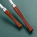 Axyaa Wooden Handle Skimmer Ladle Stainless Steel Tablespoons