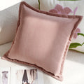 Axyaa Lily Jacquard Embroidery Pillow Cover for Sofa Living Room 45x45