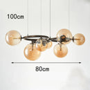Axyaa LED Chandeliers: Modern Hanging Lights for Living Room and Dining Room