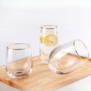 Axyaa Clear Whiskey Glasses Set of 2 - Barware Cocktail Drinkware Glassware
