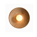 Axyaa Wabi-sabi Circle Wall Lamp - Wood Nordic Home Decor Sconces