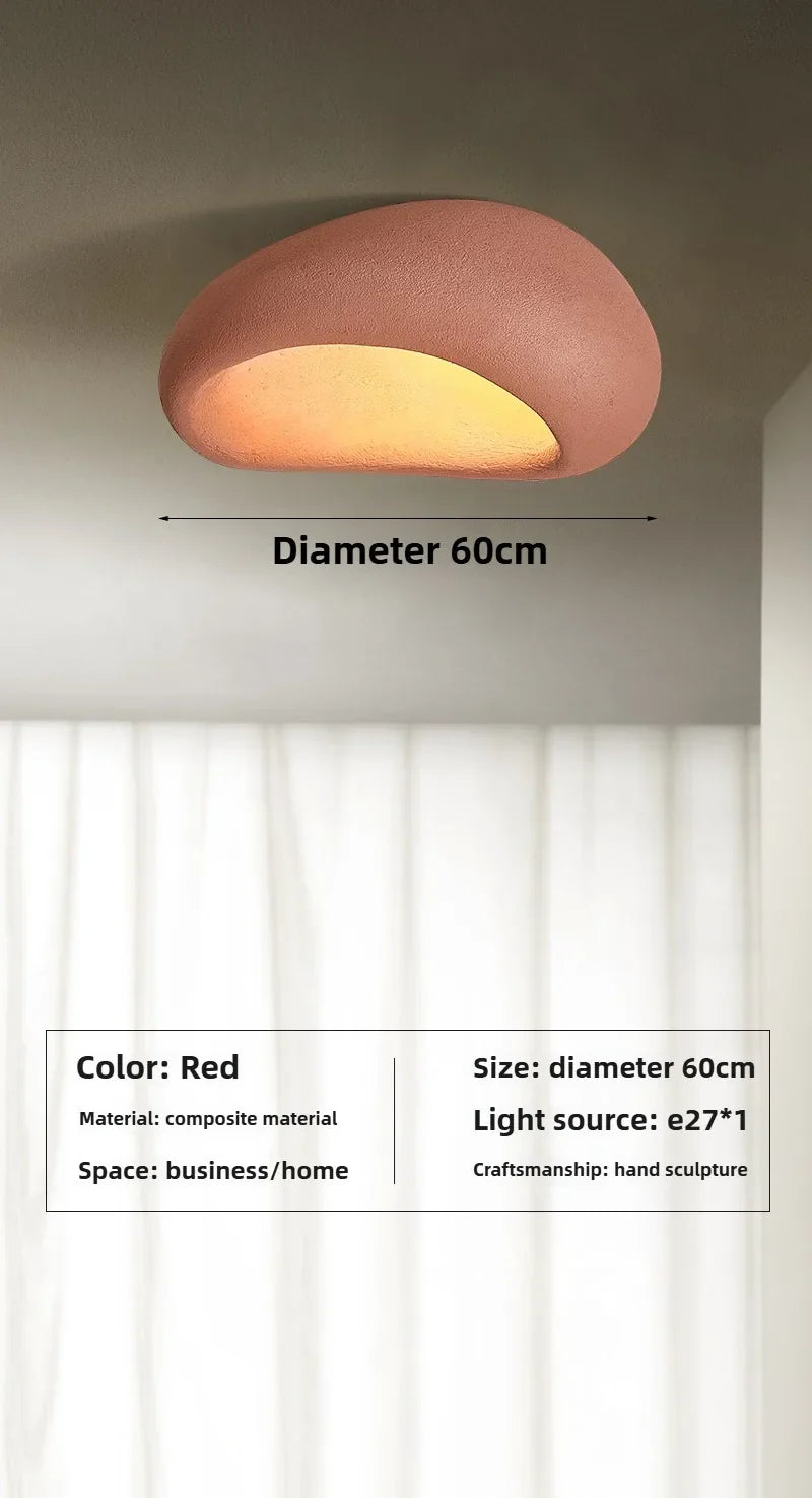 Nordic Style Wabi Sabi Ceiling Chandelier by Axyaa - Modern Art Deco LED E27 Light