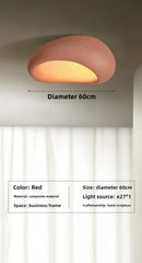 Axyaa Wabi Sabi Nordic E27 Ceiling Chandelier for Home Living Room Art Deco Lighting