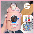 Axyaa Astronaut Kids Insulated Straw Water Bottle