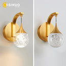 Axyaa Crystal LED Wall Sconce for Elegant Room Lighting